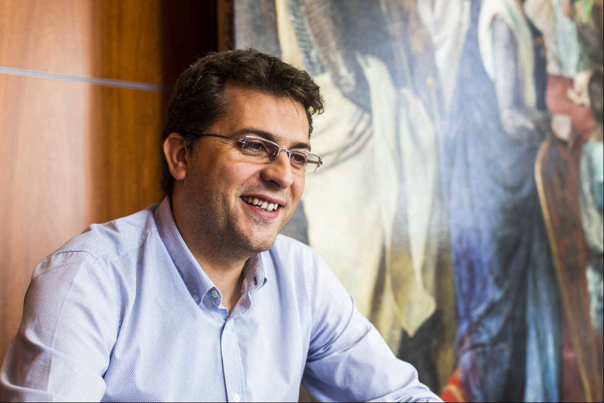 José Ramón Adsuara, alcalde de Alfafar, apoya a Casado. Foto: EVA MÁÑEZ