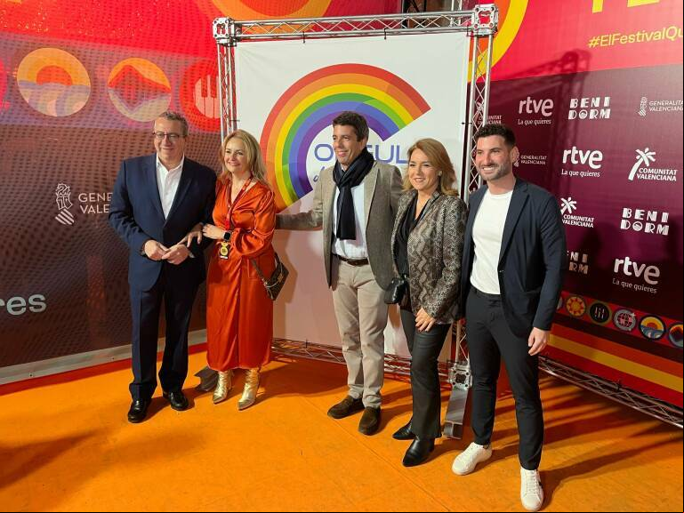 La marca presentada por Mazón y Camarero. Foto: GVA